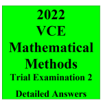 2022 Kilbaha VCE Mathematical Methods Trial Examination 2